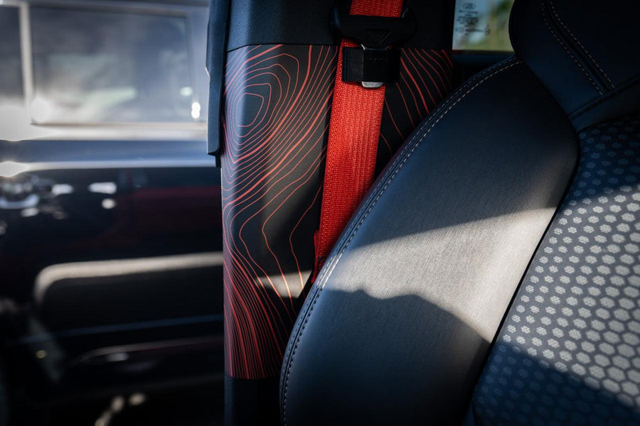 Topo Seatbelt Trim Protector (Printed Series) - 2021+ Bronco 4 Door