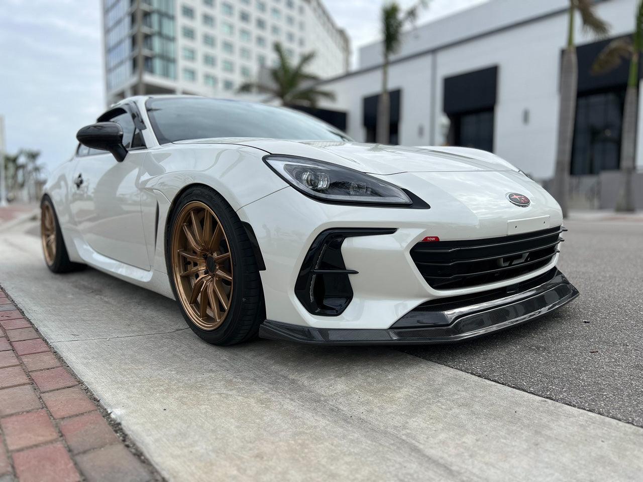 Tow Hook Cover Overlay with "TOW" Logo - 2022 BRZ