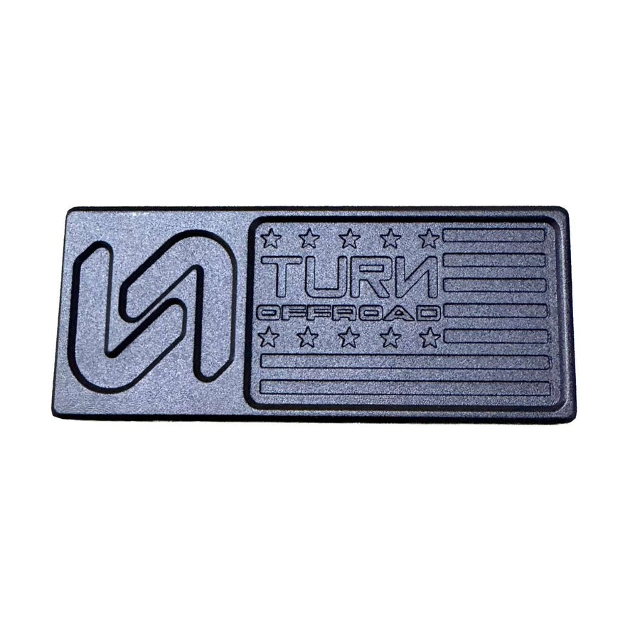 Billet Hard Top Badge with TOR Flag for Ford Bronco