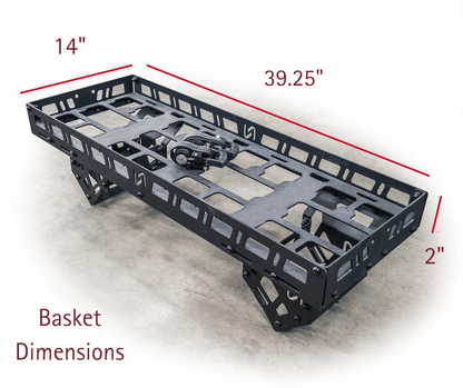 Spare Tire Storage Rack for Universal Externally Mounted Spare Tires