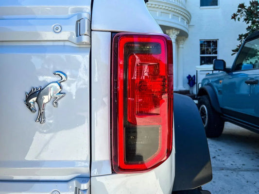 Version 1H Tail Light Overlays - 2021+ Bronco (w/ Halogen Taillights)
