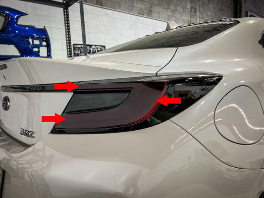 Version 2.0 Tail Light Overlays - 2022+ BRZ / GR86